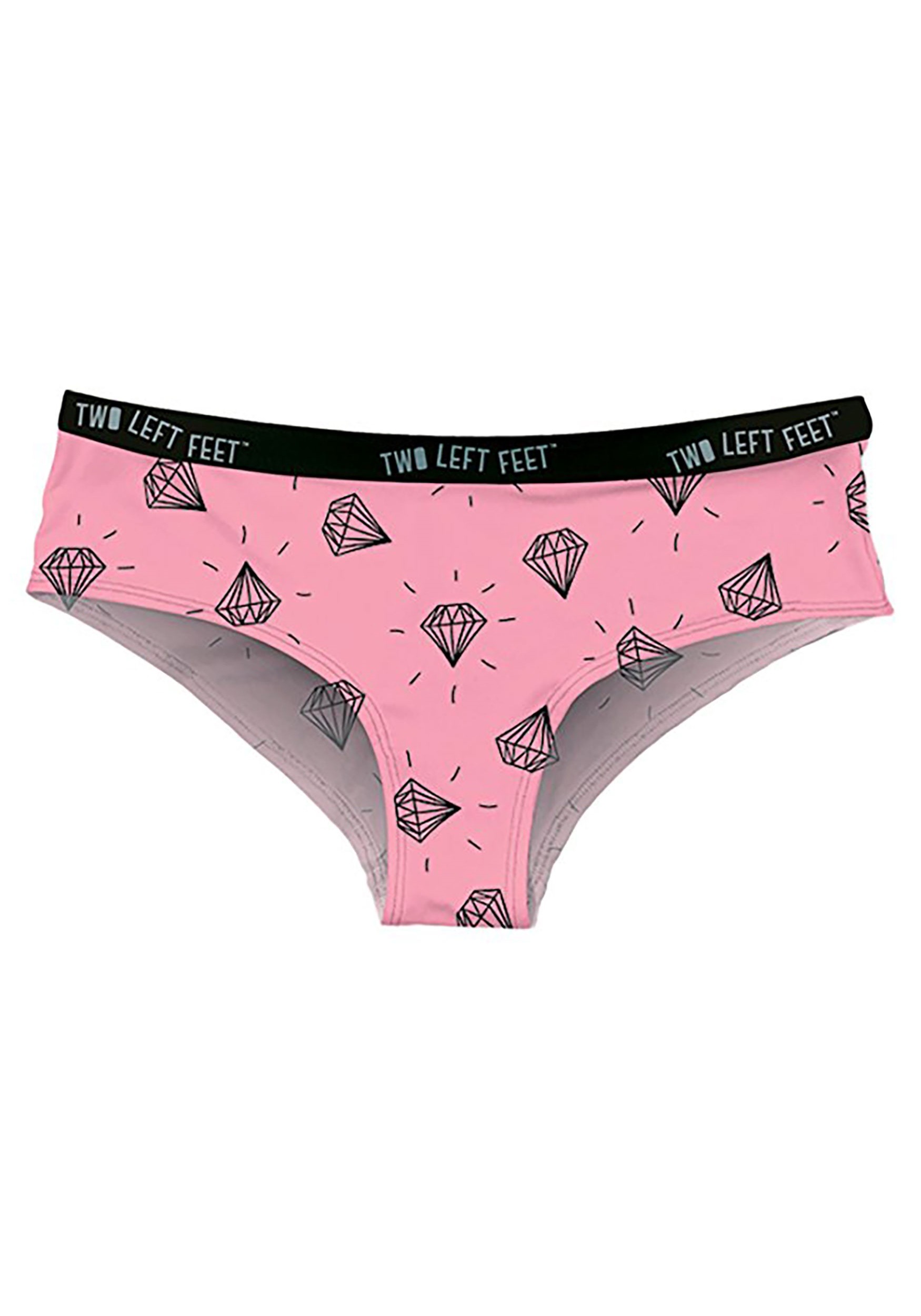 Two Left Feet Diamonds are Forever Womens Hipster Underwear