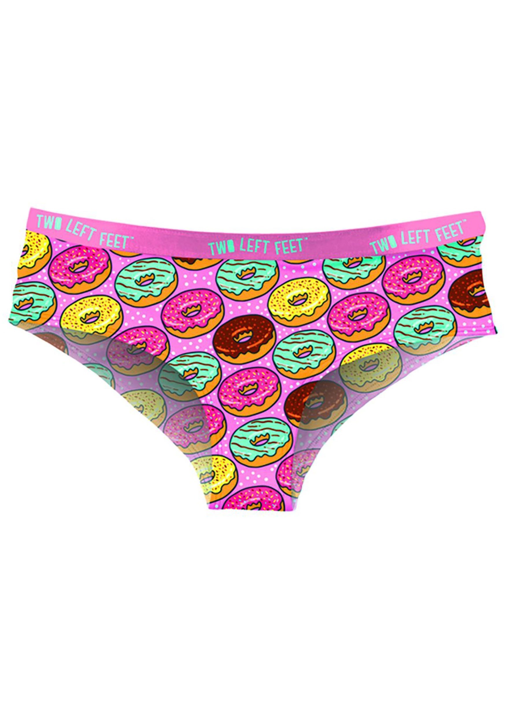 Two Left Feet Go Nuts for Donuts Womens Hipster Underwear