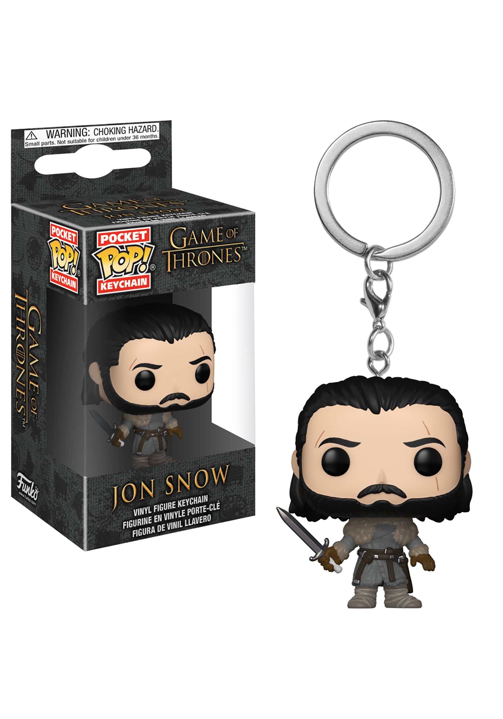 Pocket Pop Keychain Game Of Thrones Season 8 Jon Snow Beyond