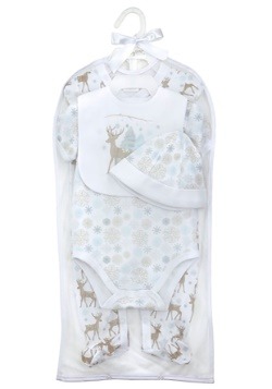 Winter Woodland Deer Layette Set