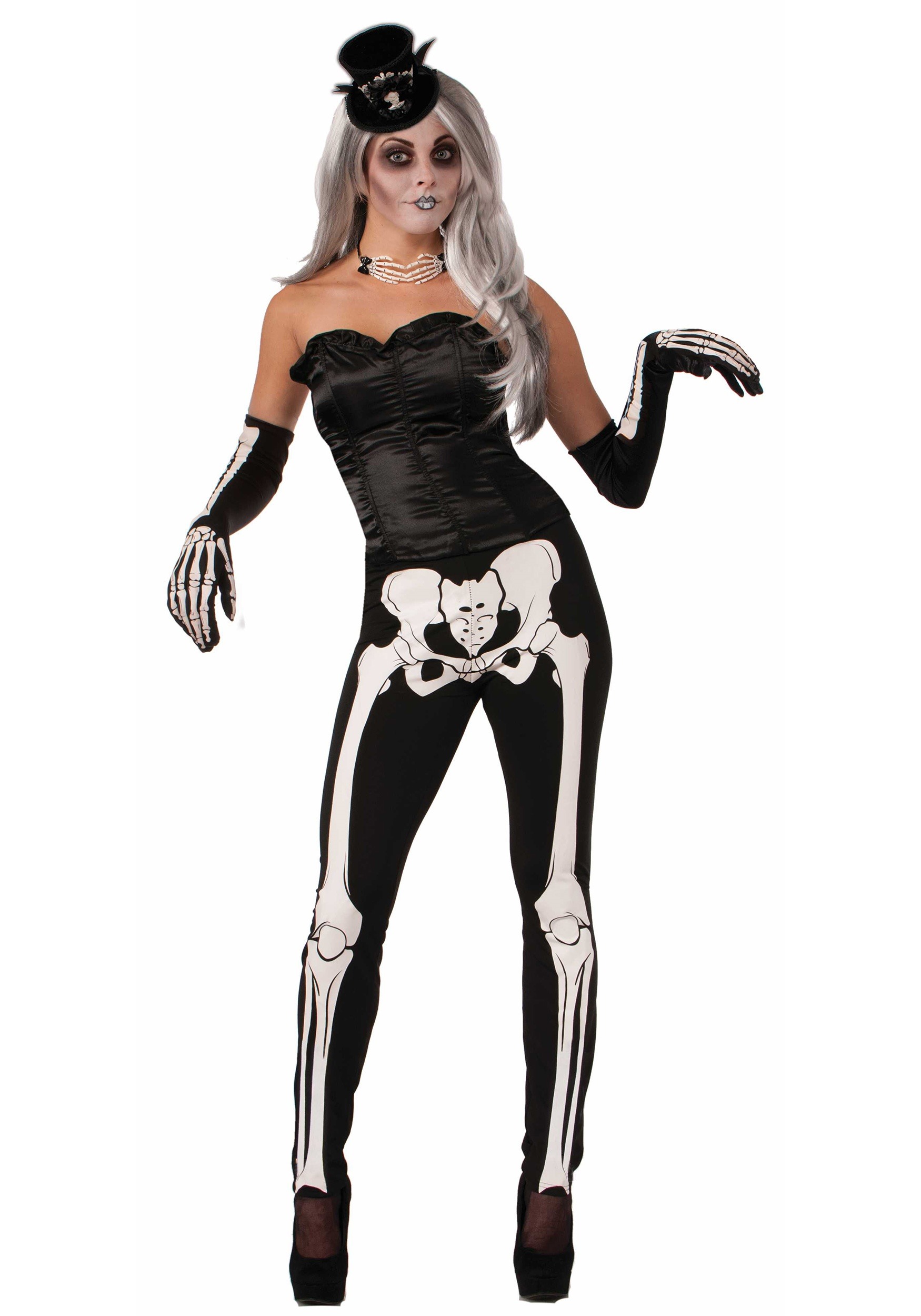Skeleton Costume Leggings
