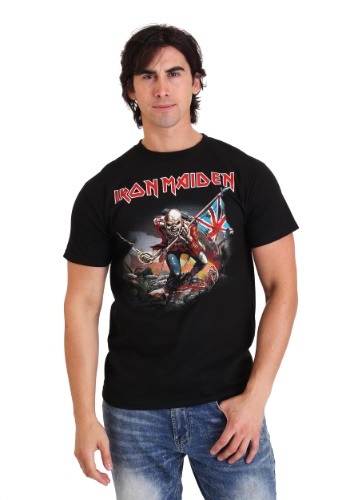 Mens Iron Maiden The Trooper Black T-Shirt