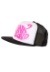 Pink Floyd Pink Glitter Logo Mesh Back Flatbill Trucker hat 