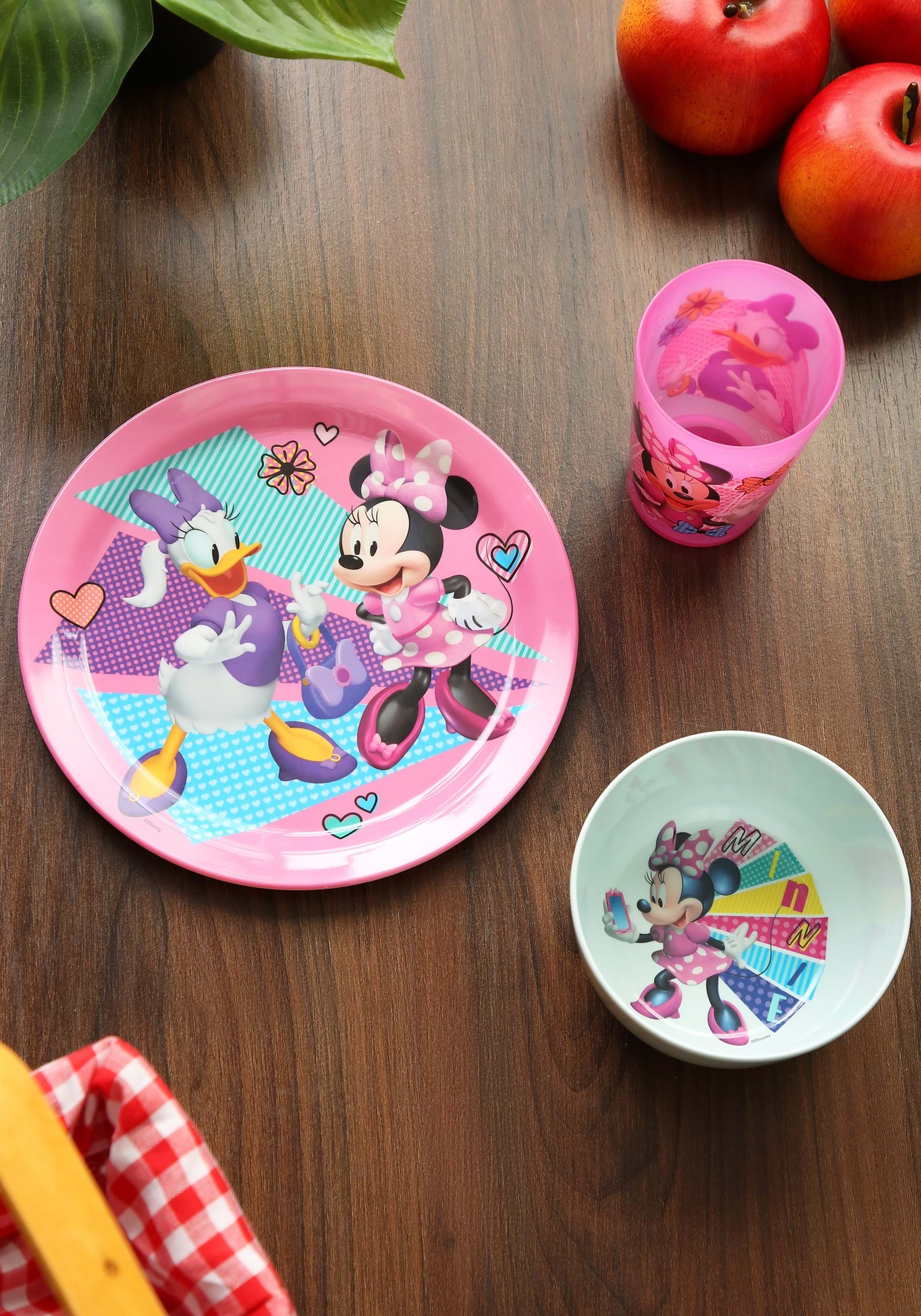Minnie Mouse Disney Happy Helpers 3 Piece Dinner Set