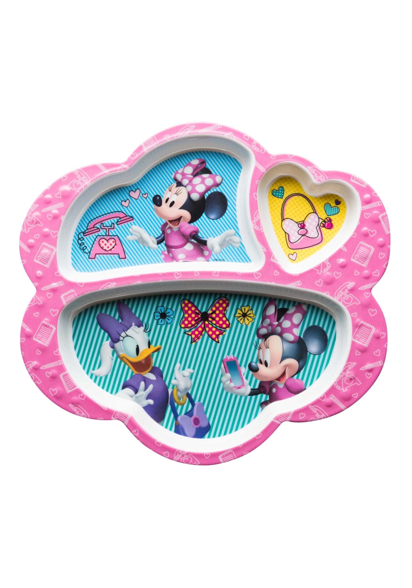 Disney Minnie Mouse Happy Helpers 3 Section Plate
