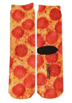 Pizza Adult Crew Socks
