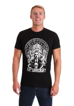Mens H.P. Lovecraft Black T-Shirt