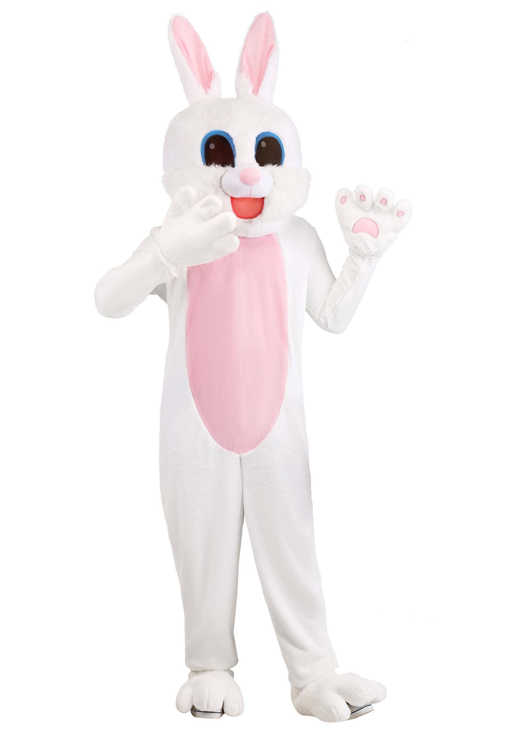 Photos - Fancy Dress FUN Costumes Mascot Easter Bunny Plus Size Costume Pink/White FUN7071P