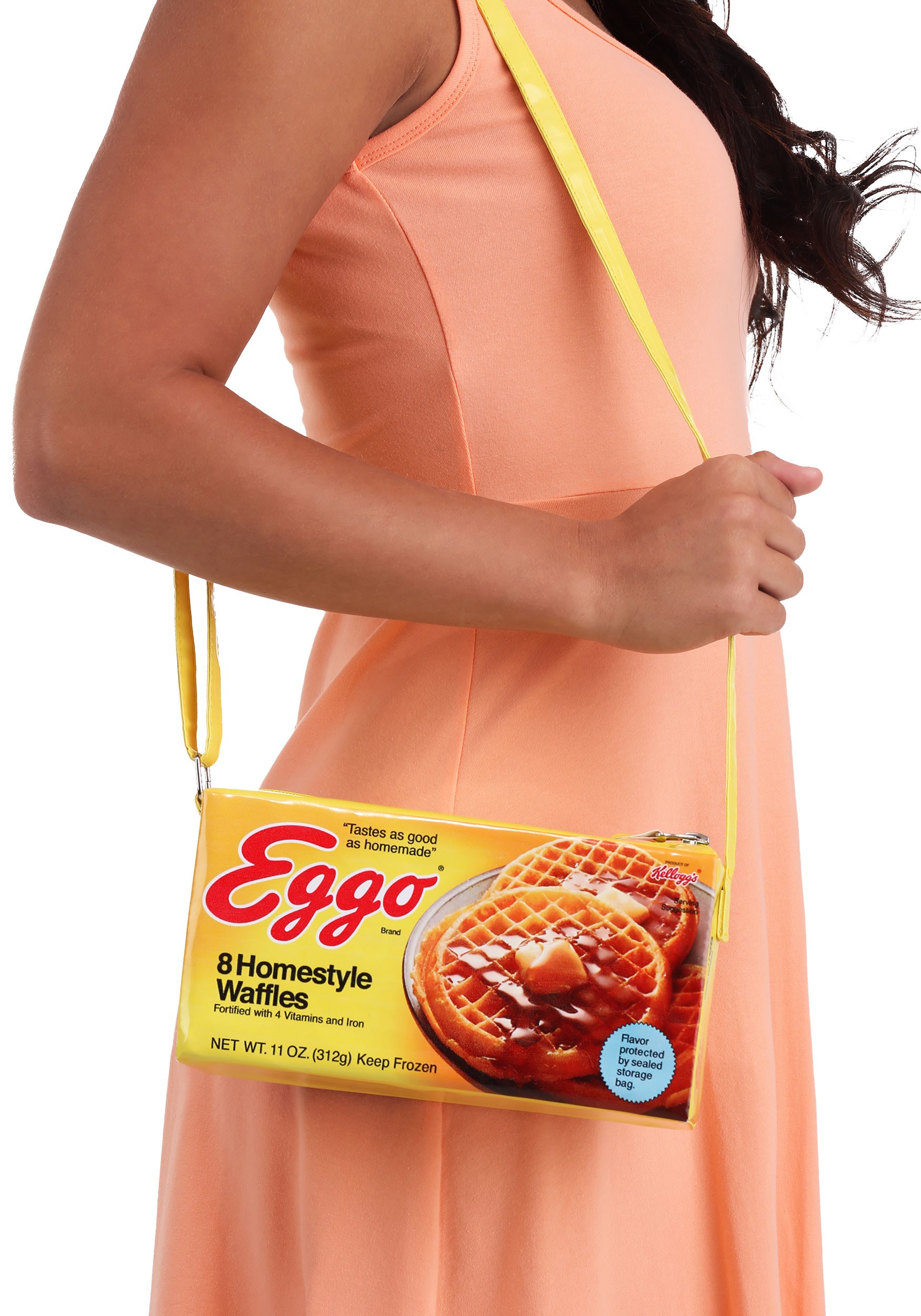 womens waffle eggo box purse