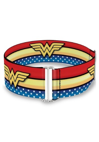 Wonder Woman Logo Star & Stripes Cinch Waist Belt