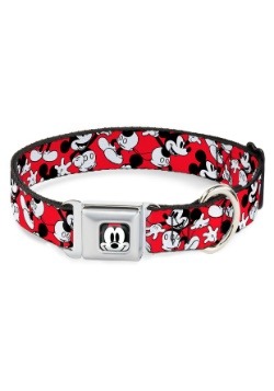 Mickey Mouse Faces- Seatbelt Buckle Dog Collar- 1" Wide