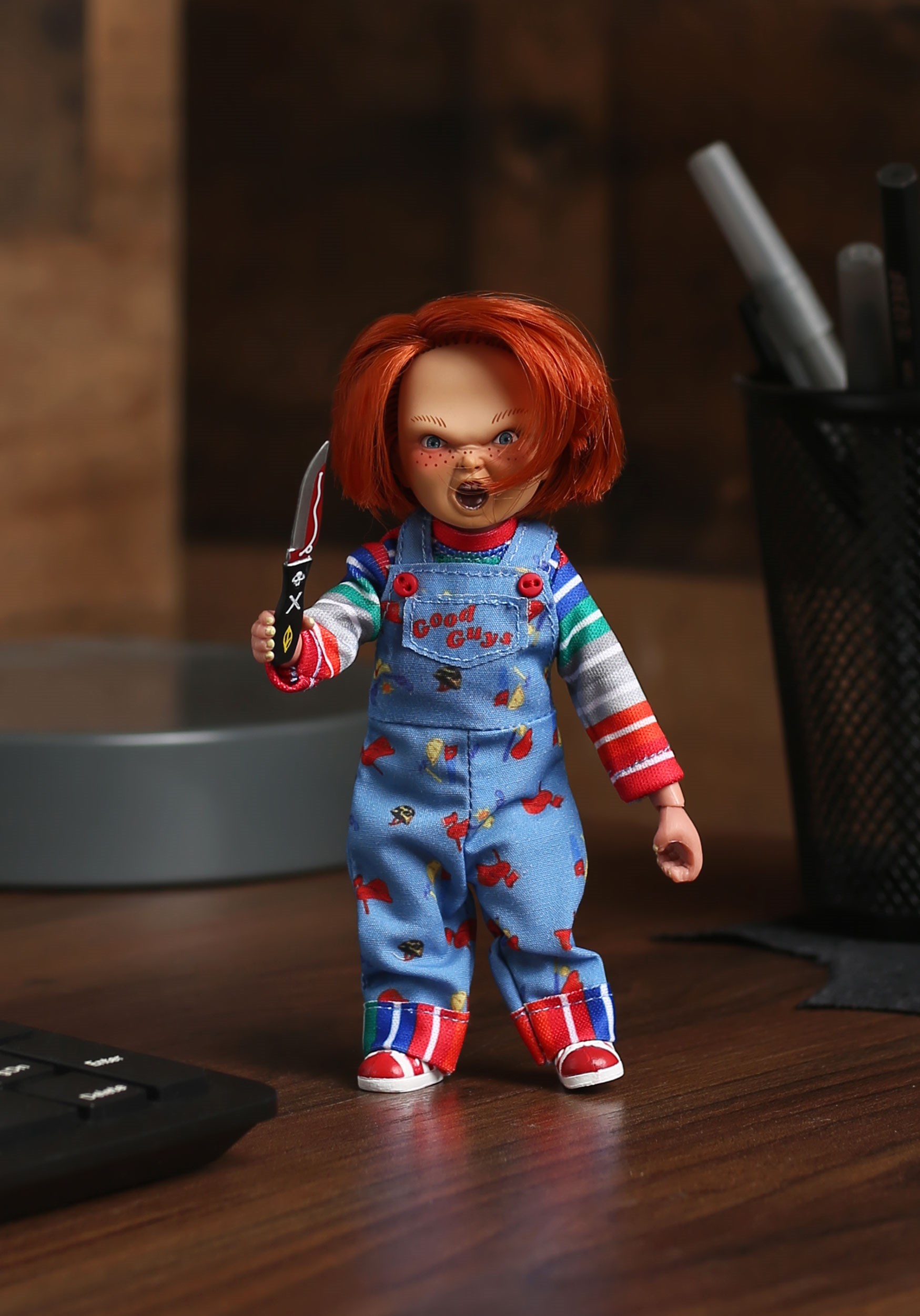 Chucky 8 Inch Clothed Figure , Horror Collectibles