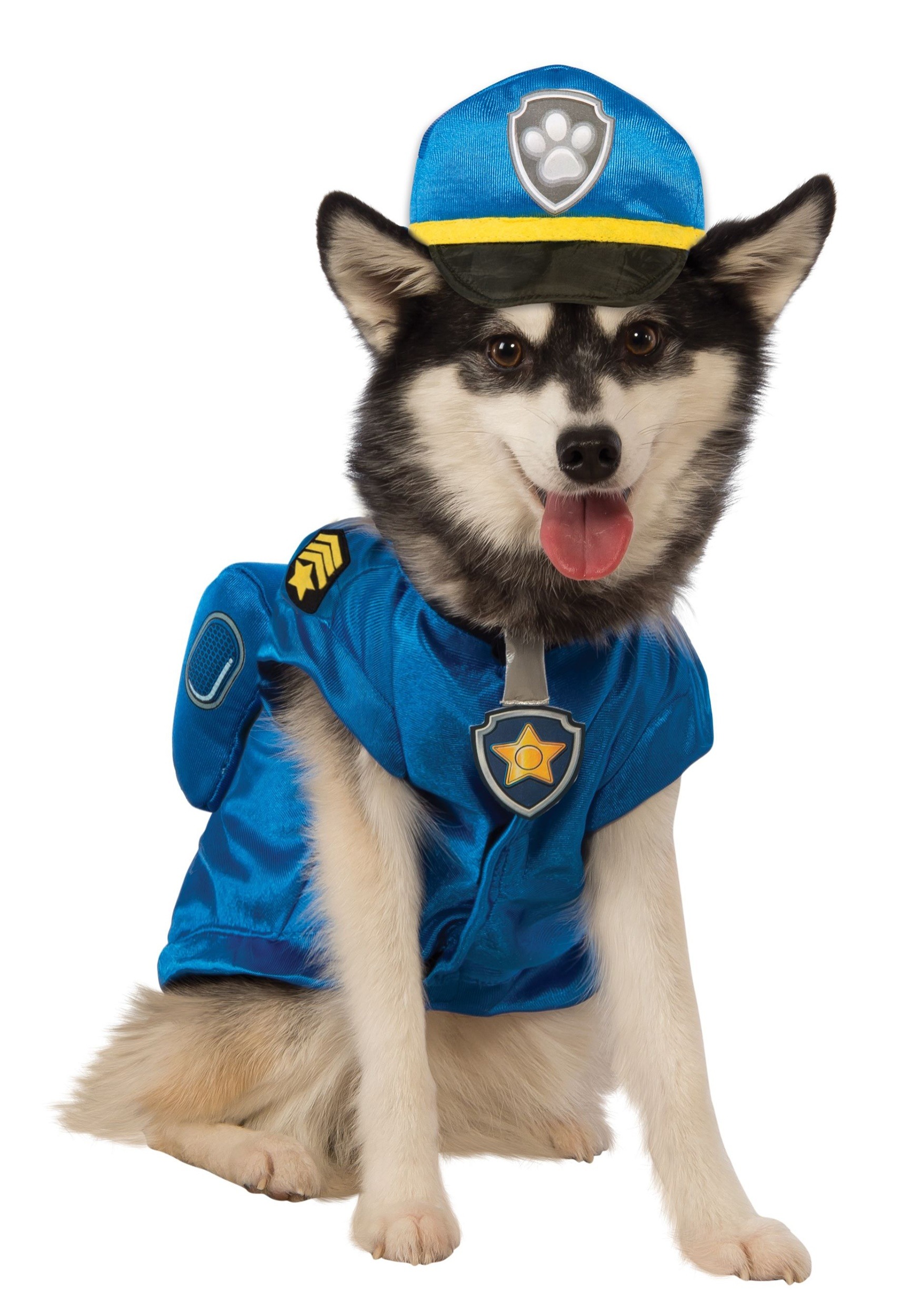 Photos - Fancy Dress Rubies Costume Co. Inc Paw Patrol Chase Pet Outfit Yellow/Blue RU58021 