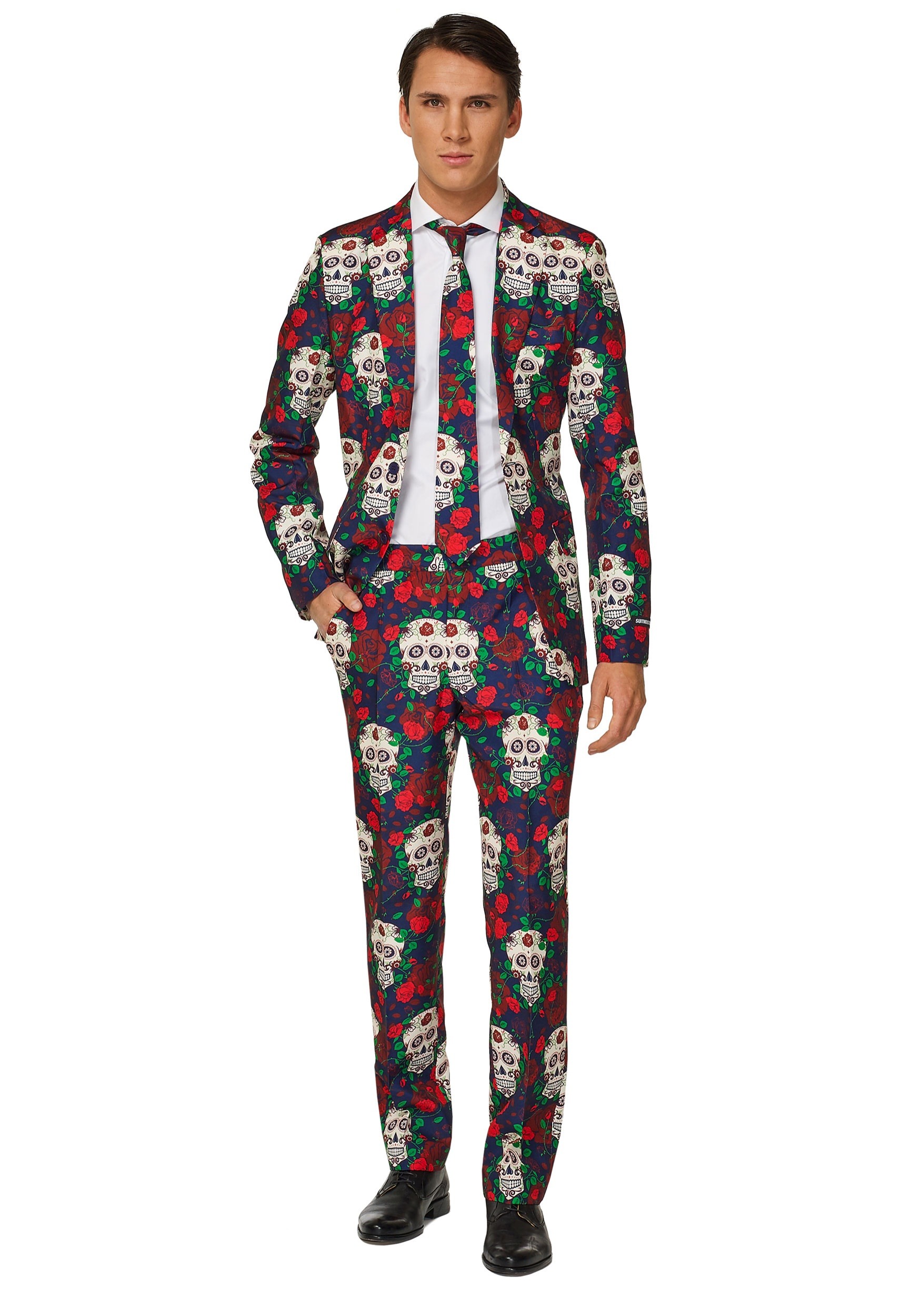Day of the Dead Mens Suitmeister Suit Costume