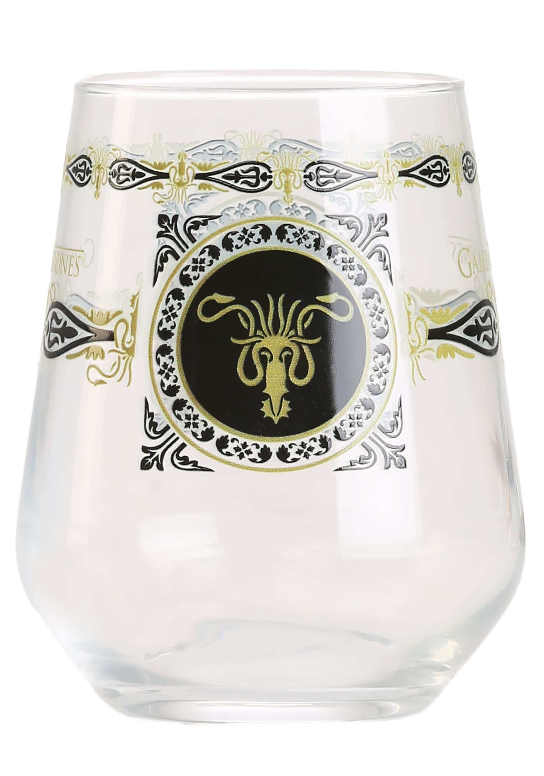 Game of Thrones Greyjoy Sigil 15 oz Stemless Wine Glass