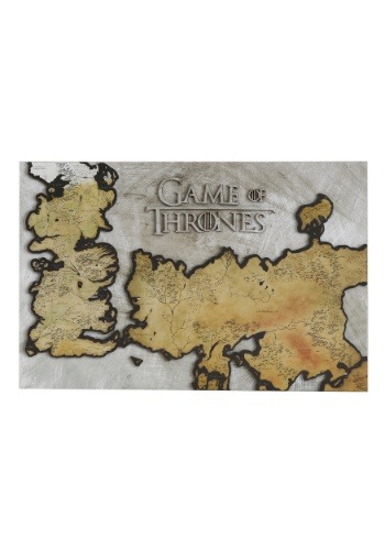 Game of Thrones Westeros Map Wall Décor