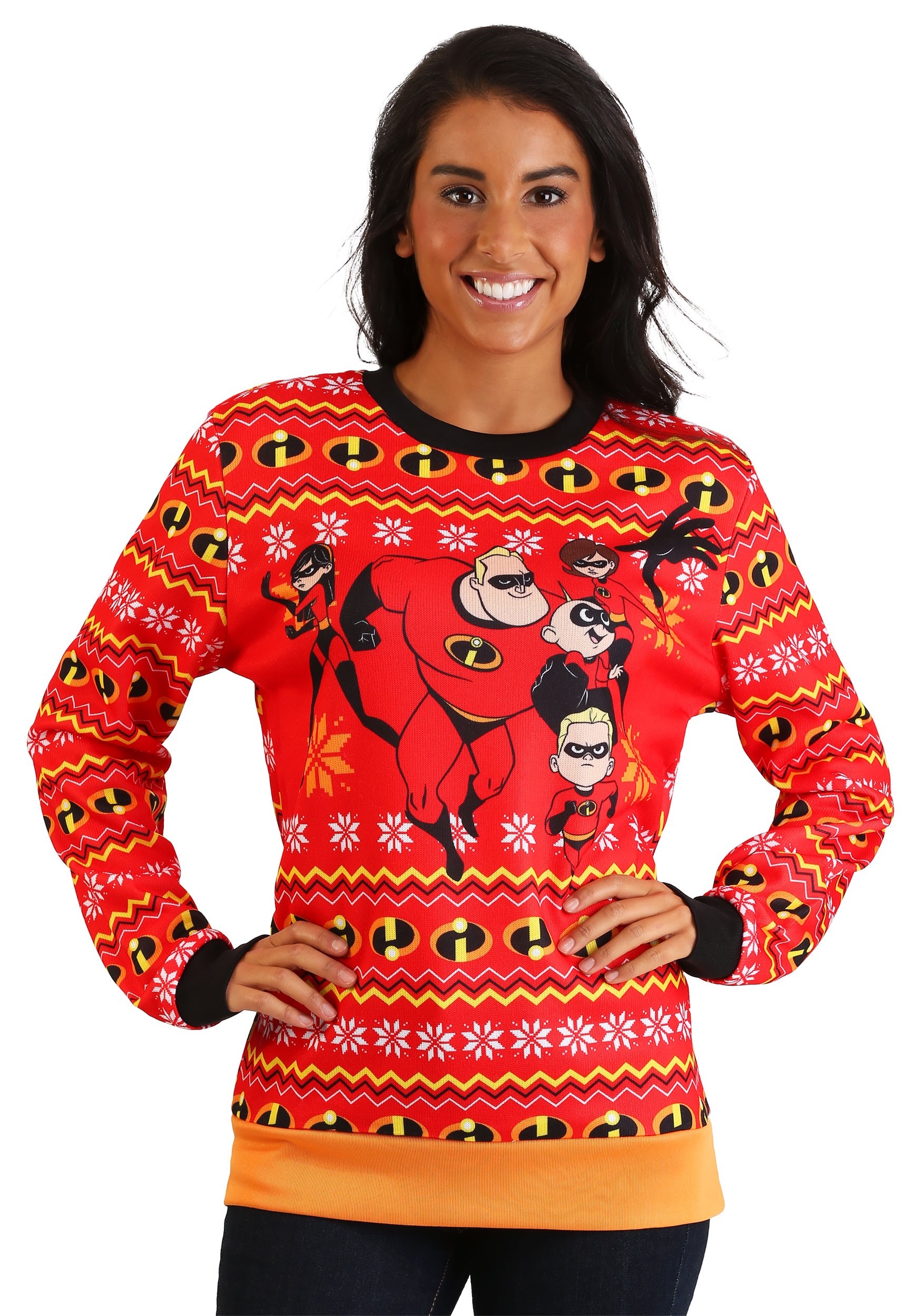 The Incredibles Red Ugly Christmas Sweater