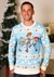 Toy Story Light Blue Adult Ugly Christmas Sweater Alt 1