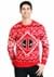 Deadpool Icon Red/White Intarsia Knit Ugly Christm Alt 1