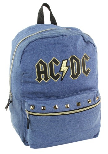 AC/DC Blue w/ Gold Trim 17" Backpack-update1