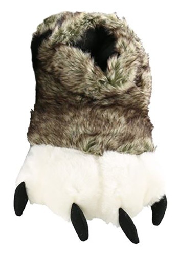 Adult Wolf Paw Slippers