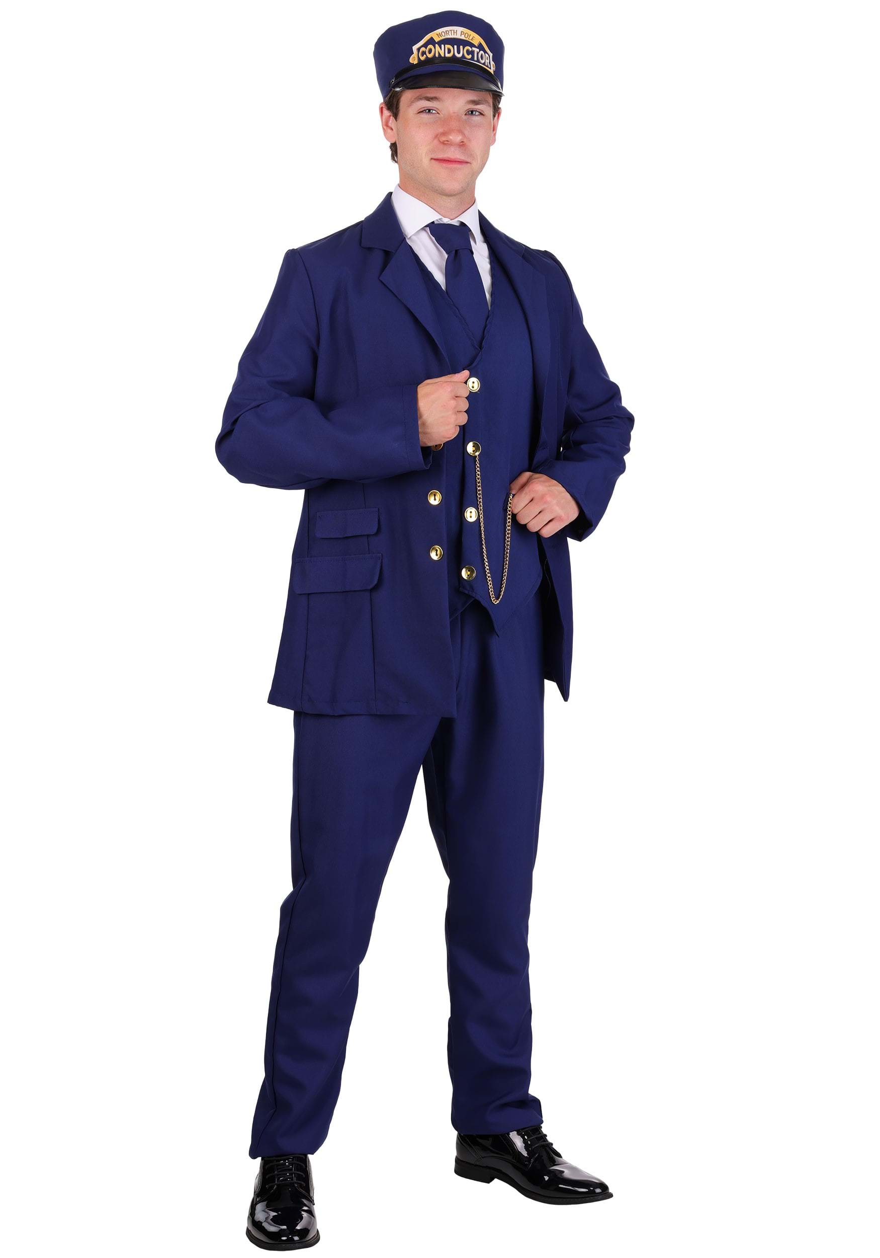 Adult North Pole Train Conductor Costume