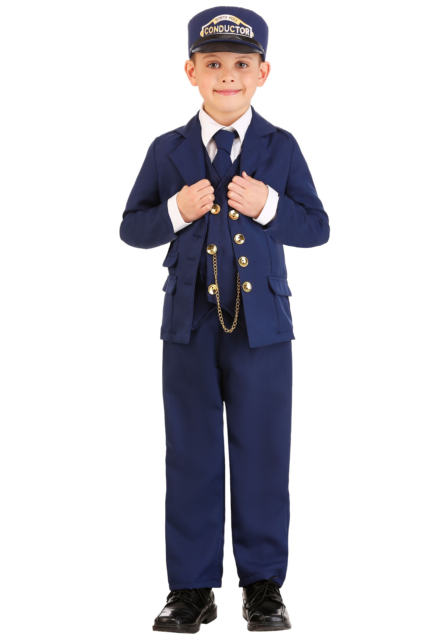Child North Pole Train Conductor Costume