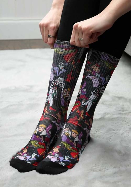 Adult Disney Villains Sublimated Socks_Update