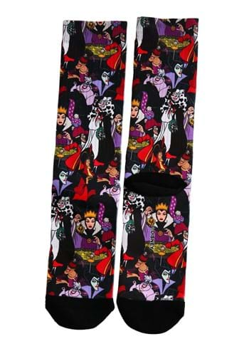 Disney Villains Sublimated Socks for Adults