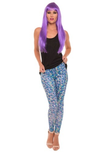 Fish scales Women's Leggings, Mermaid Girl Leggings, Gym Sensation