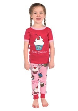 Kids Sweet Dreams Cupcake Short Sleeve Pajama Set