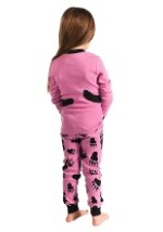 Bear Hug Long Sleeve Girls Pajama Set-alt1