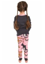 Girls Cat Nap Long Sleeve Pajama Set Back