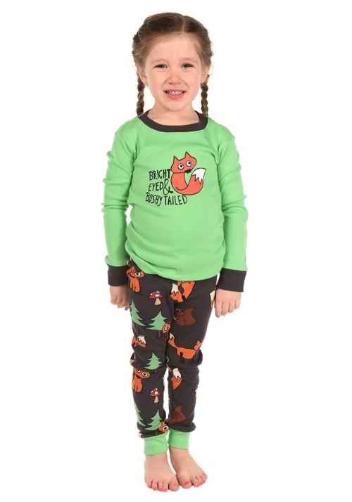 Bright Eyed and Bushy Tailed Kids Fox Long Sleeve