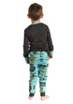 Monster in the Morning Long Sleeve Pajama Set for Boys Updat