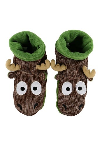 Moose Woodland Slippers for Adults