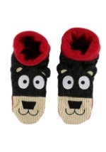 Bear Woodland Kids Slippers Alt1