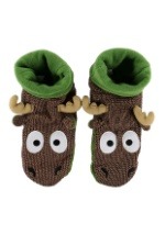 Kids Moose Woodland Slippers Alt1