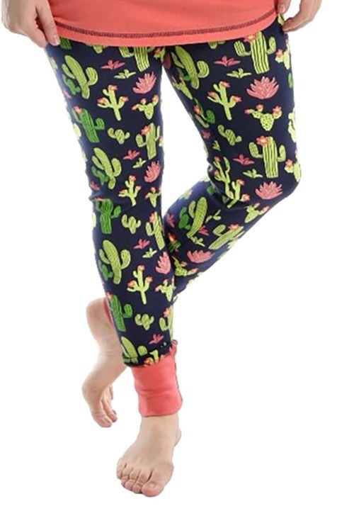 Women's Cactus Print Pajama Leggings new 1