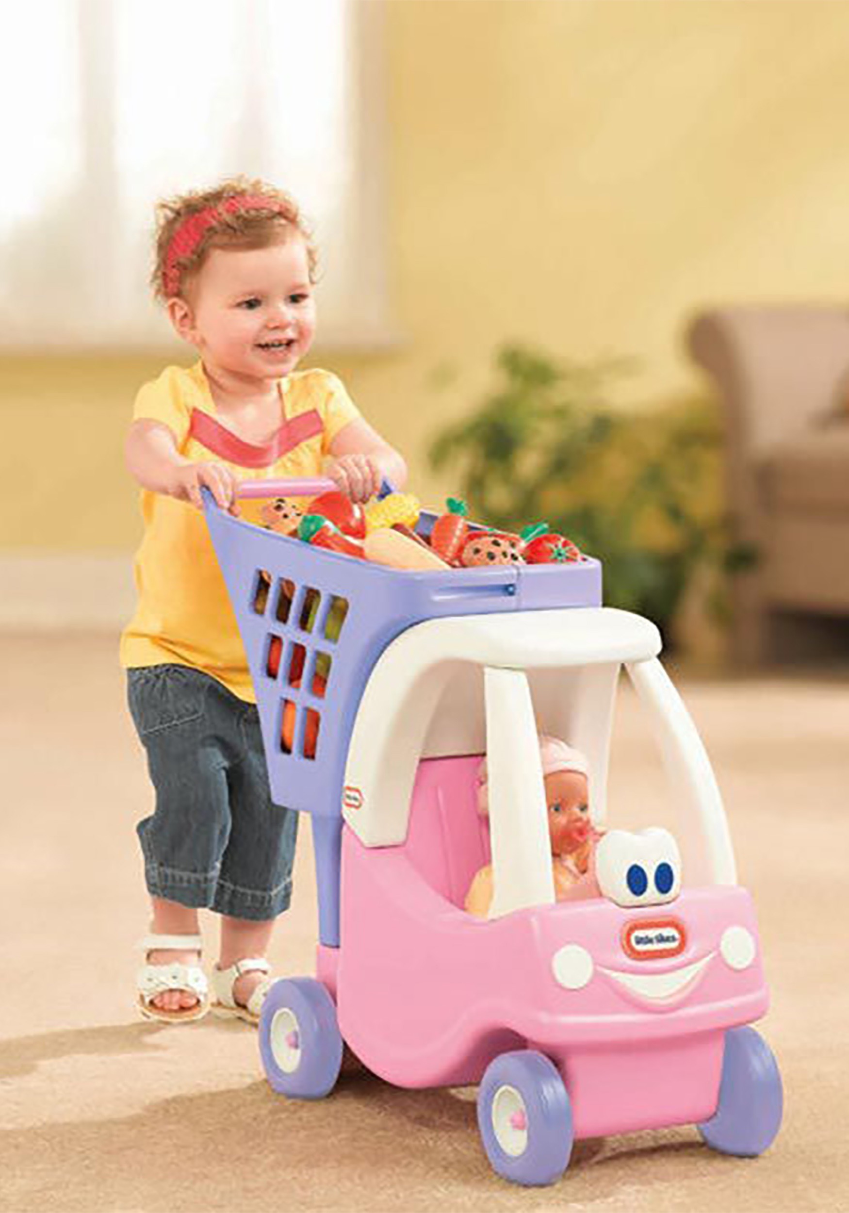 little tikes princess cozy coupe shopping cart