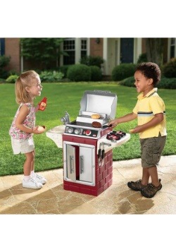 Little Tikes Role Play Backyard Barbeque Get Out Grill Set