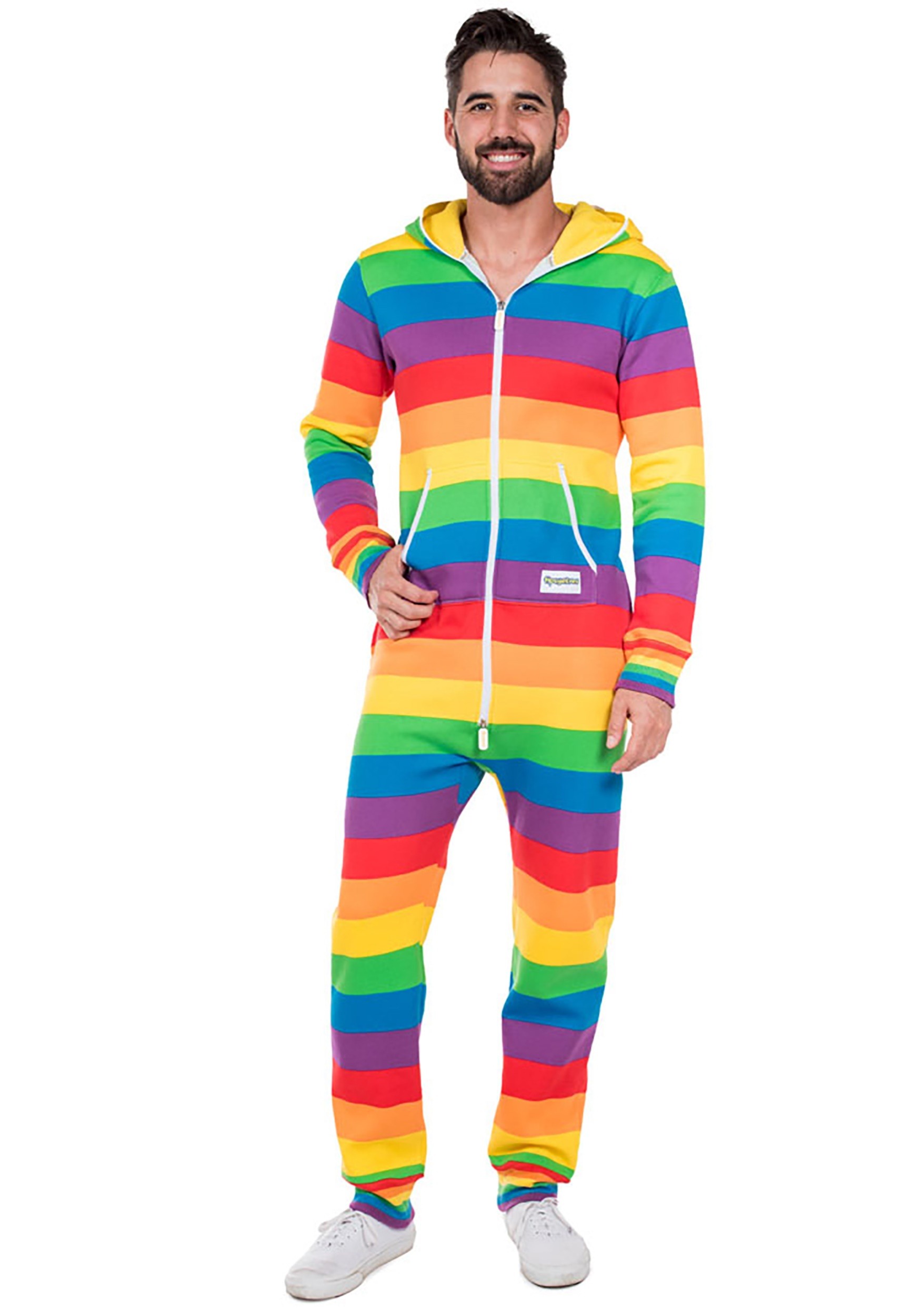 Tipsy Elves Rainbow Jumpsuit for Men