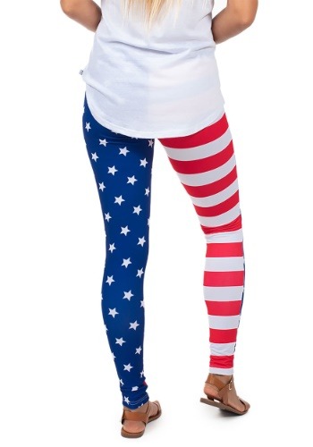 Women's Tipsy Elves American Flag Leggings