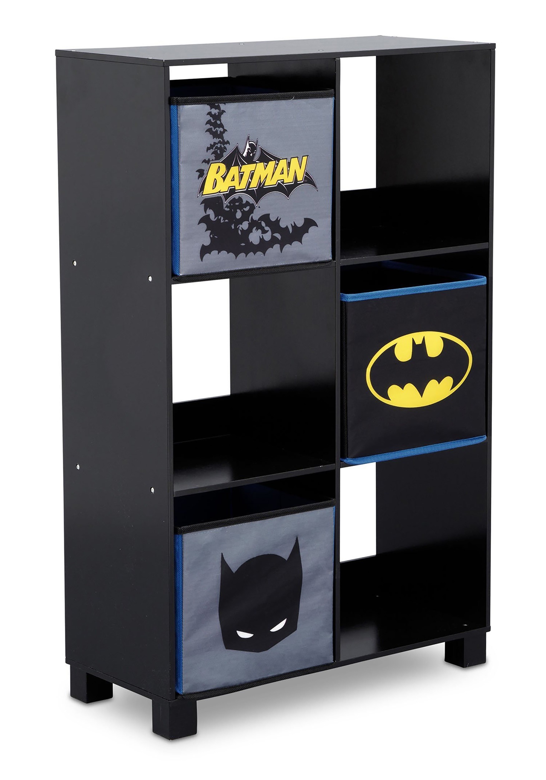 6 Cubby Batman Storage Unit Batman 6 Cubby Storage Unit