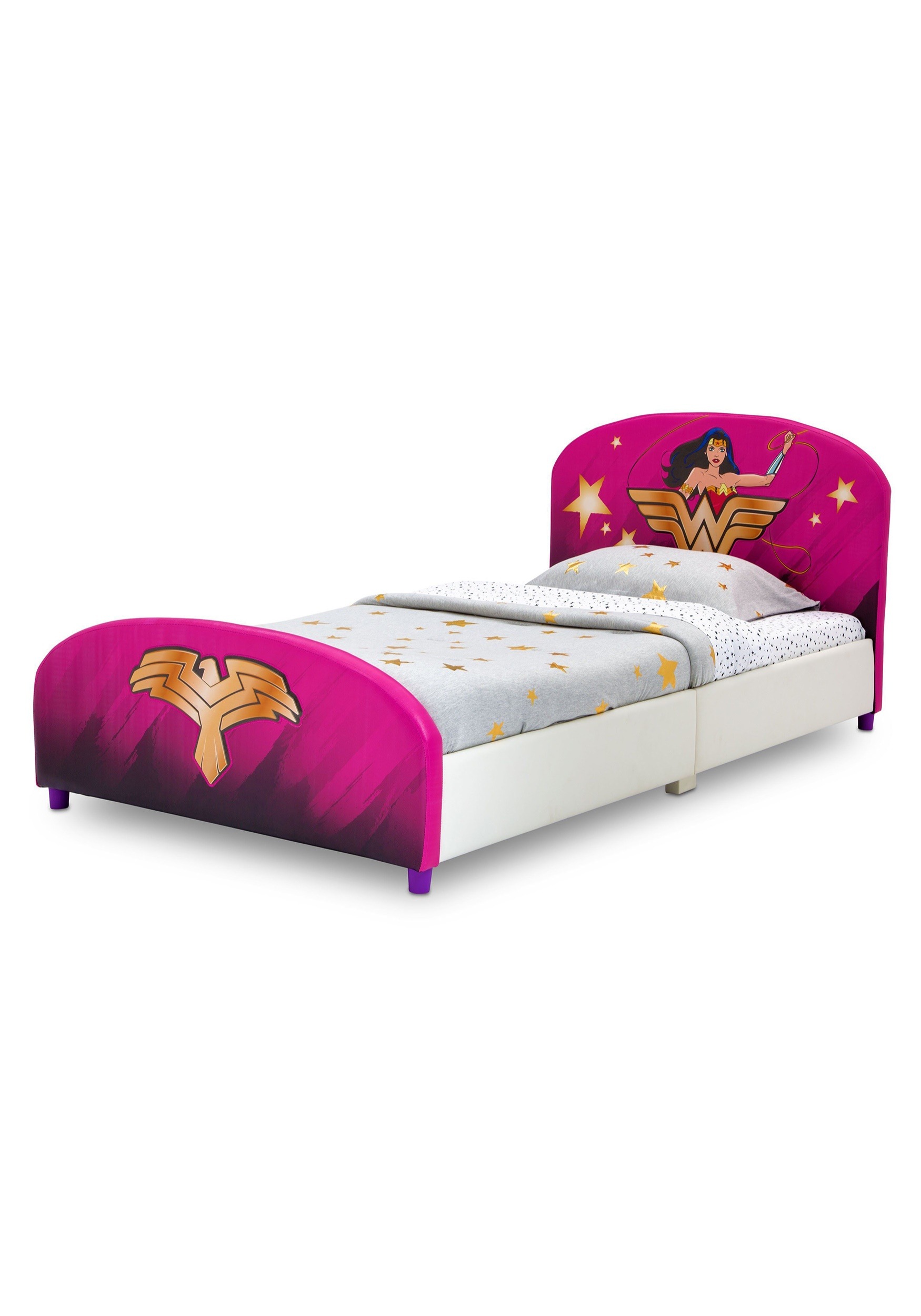 Dc Comics Wonder Woman Upholstered Twin Bed Upholstered Wonder Woman Twin Bed