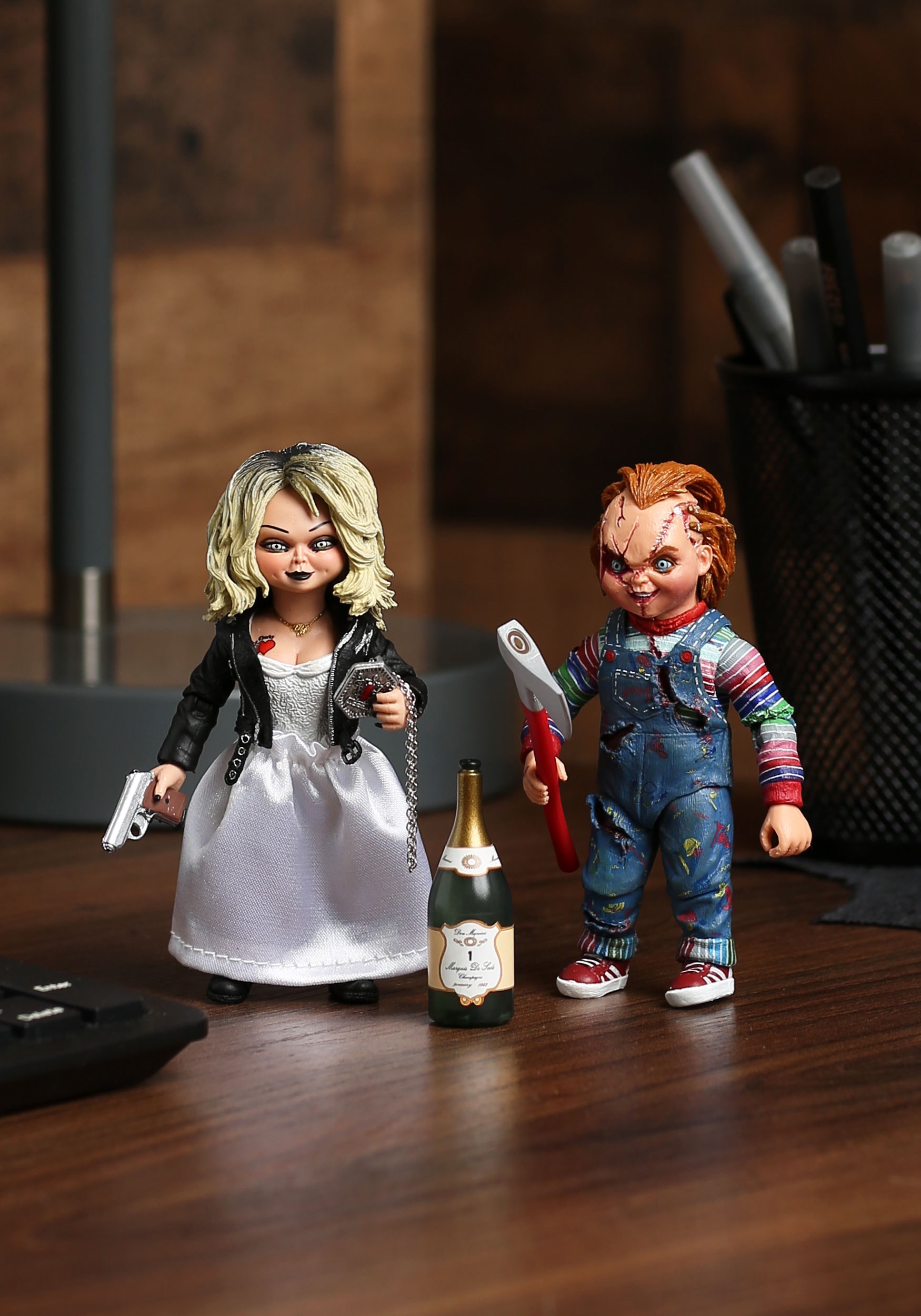 2-Pack Chucky & Tiffany 7" Scale Action Figure