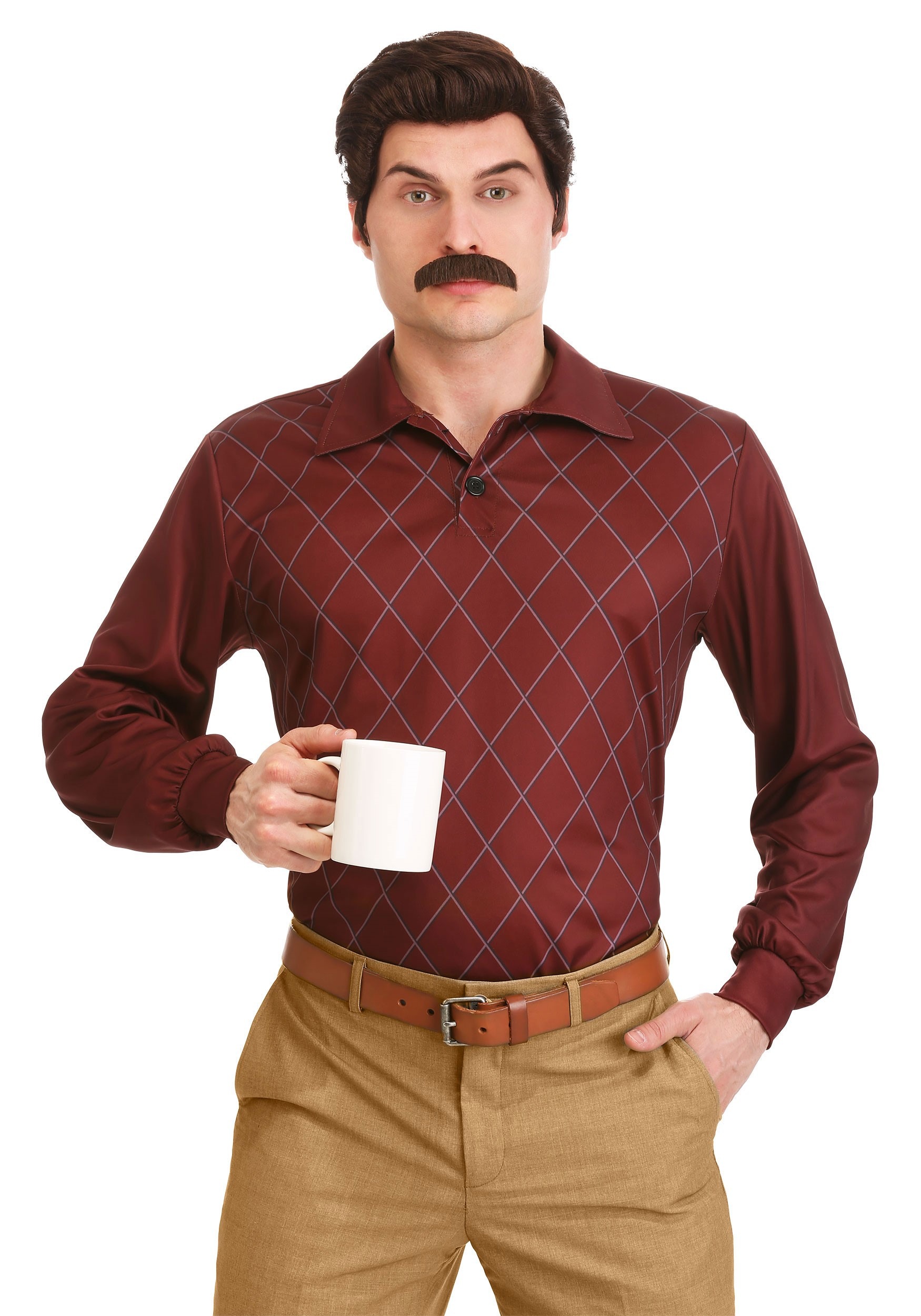 Plus Size Parks and Recreation Ron Swanson Costume