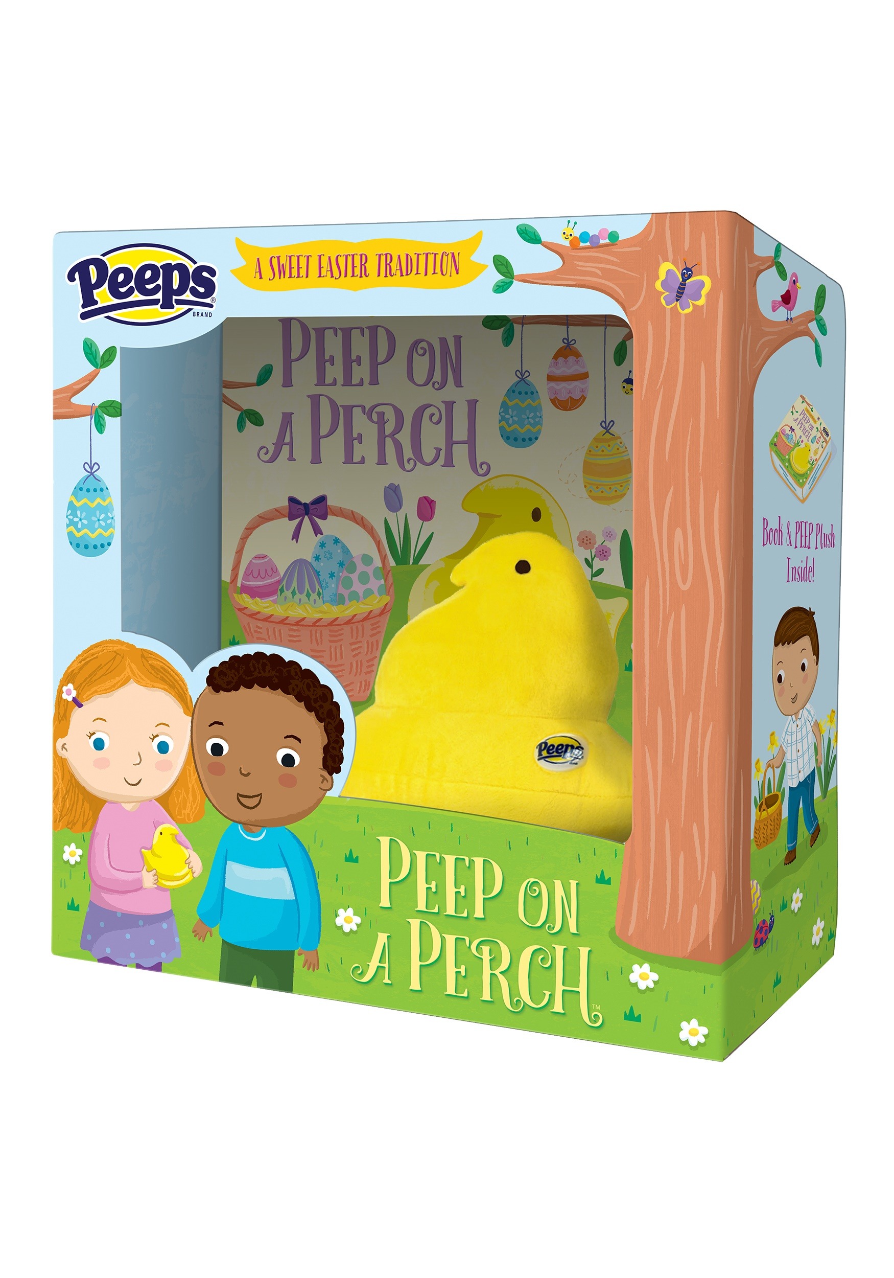 Peep on a Perch Picture Book and Plush Set