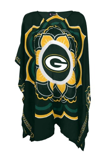NFL Peace Flower Caftan featuring the Green