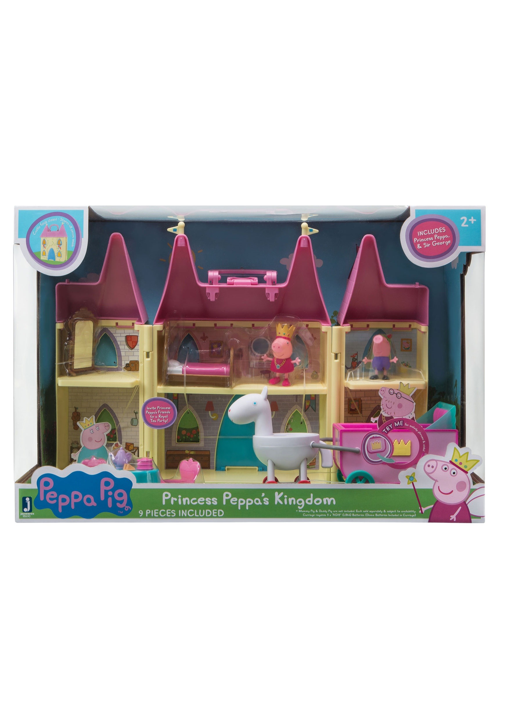 peppa pig princess castle playset